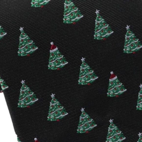 NORDSTROM Holiday Christmas Tree Tie, Holiday Wear, One Size,‎  Green Red, NWT - Picture 2 of 9